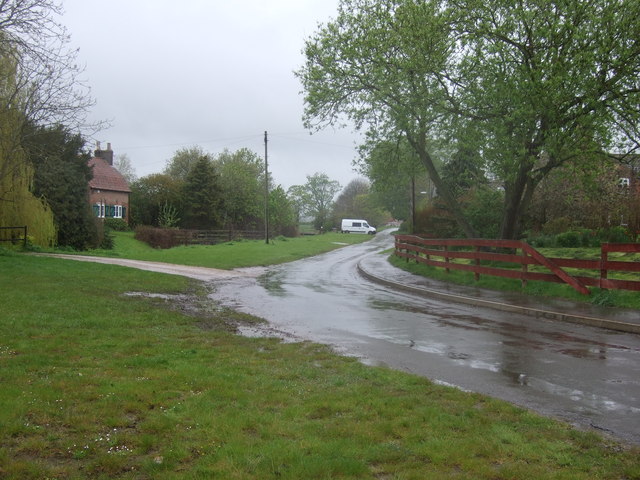 West End - a side road off the High Street, Swaton